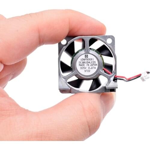 UDQFB3E61 made in Japan 3cm 30mm fan 30x30x10mm 3010 5V 0.07A double ball aluminum frame high temperature resistant cooling fan