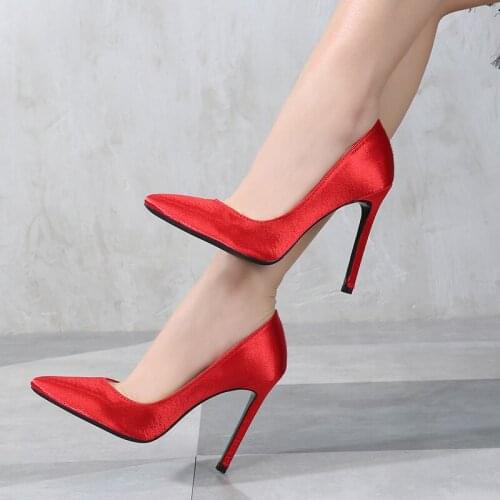 Women High Heel Shoe Sexy Nightclub Pointed Toe Thin Heels Women Pumps 2021 Party Pumps Fashion New Ultra-high Heel Ladies Shoes