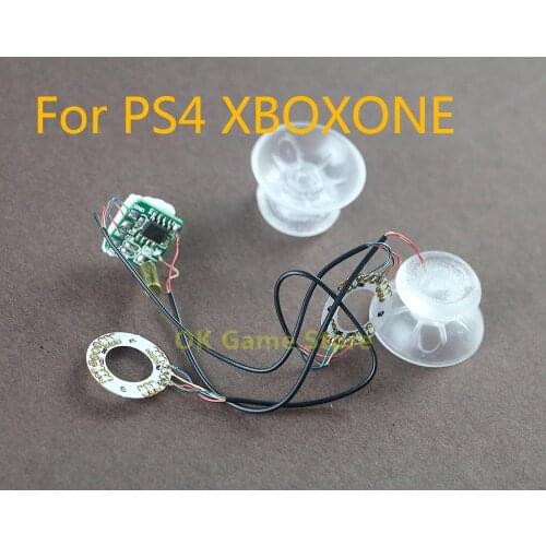 1set Replacement For Playstation 4 PS4 DIY Accessory Luminescent panel Light emitting plate For XBOX ONE Game Controller
