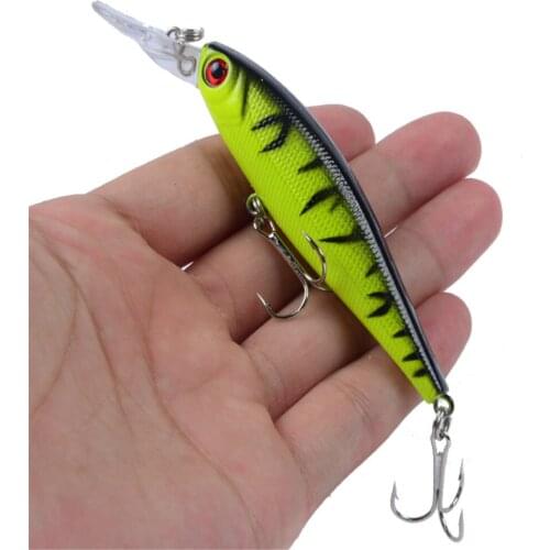 1PCS 9.2g 10cm Minnow Fishing Lure Wobbler Artificial Fly Fishing Hard Bait Plastic Fish peche Carp Fishing Accessories