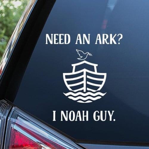 Black/Silver Noahs Ark Vinyl Car Body Sticker Waterproof decals Car Styling Accessories Window Decor S457