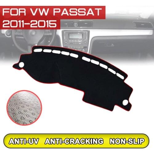 For Volkswagen Passat 2011 2012 2013 2014 2015 Car Dashboard Mat Anti-dirty Non-slip Dash Cover Mat UV Protection Shade