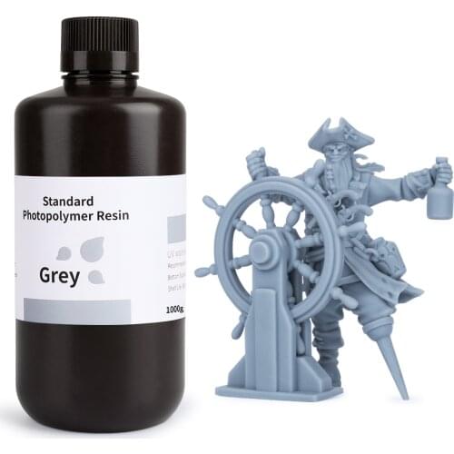 Elegoo 405nm UV Resin For 3D Printer Mars 2 3D Printing Material UV Sensitive Resin Normal 1kg Liquid Bottle Elegoo Mars 2 Pro