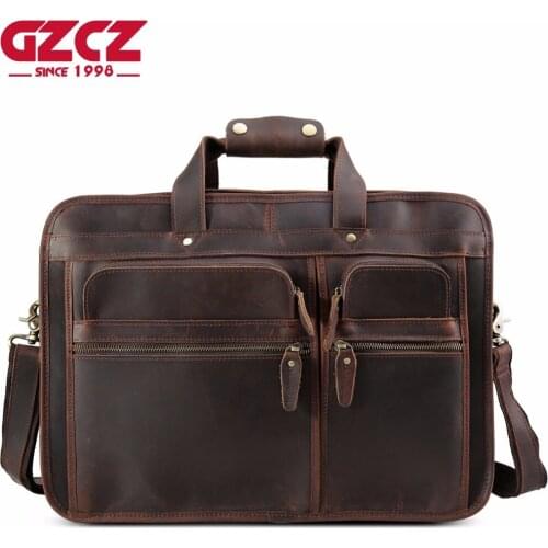 GZCZ Men's Leather Bags