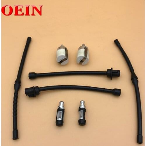 Fuel Oil Filter Hose Pipe Kit For 4500 5200 5800 Chinese Chainsaw 52cc 45cc 58cc Gasoline Saws Replacement Parts