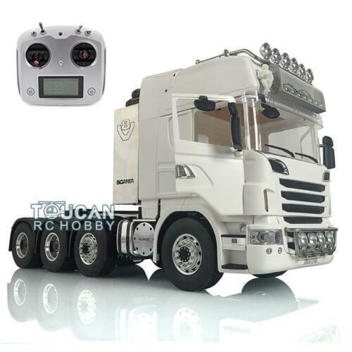 1/14 LESU 6*6 Metal Sca Chassis Rack Hercul Tractor Truck R730 Cabin Radio THZH0888-SMT2