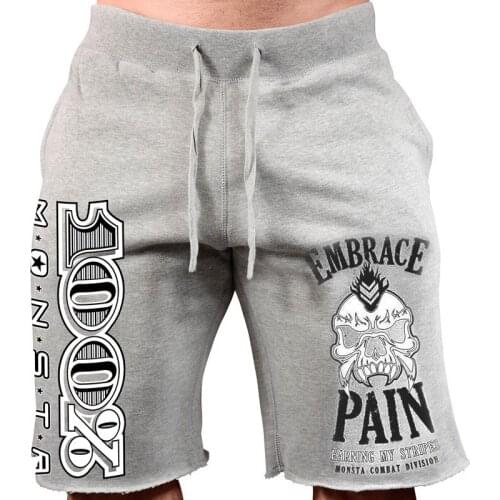 Men Shorts Cotton Summer Casual Fashion Drawstring Printing Sweatpants Gym Fitness Running Workout Shorts Loose Breathable Pants