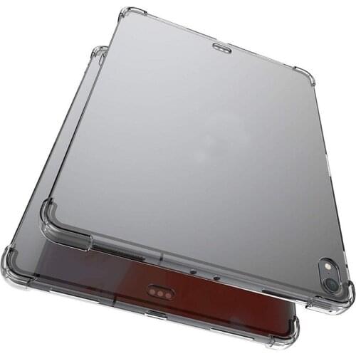 Soft Clear TPU Coque for iPad Pro 11 2018 Shockproof Anti-drop Transparent for iPad Pro 11 Shockproof TPU Cover