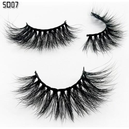 5d False Eyelashes Natural Thick Cross Makeup Sets Fluffy Lashes Accessories