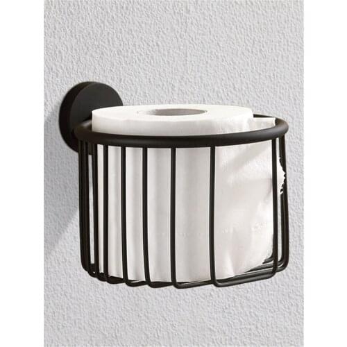 Bathroom Paper Basket Wall Mounted Solid Shower Shampoo Shelf Bathroom Shelf