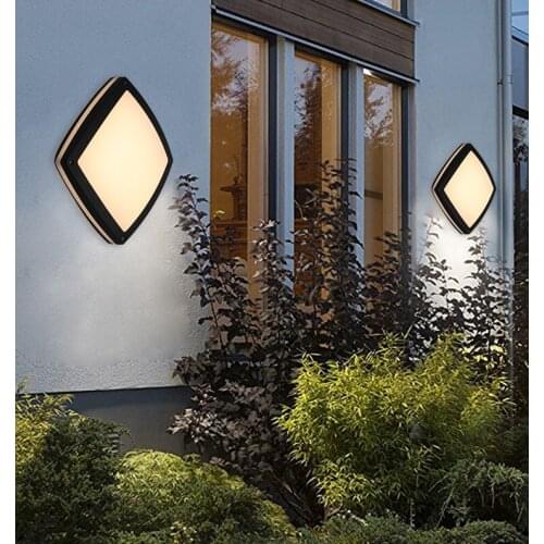 Nordic Wall Lamp Ip65 Led Aluminum Outdoor Indoor Wall lights Modern Wall Sconce For Home Garden Balcony Aisle Ceiling Lighting