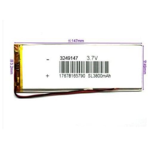 P76A dual core tablet computer MID 32491473800 Ma internal 3.7V polymer lithium battery