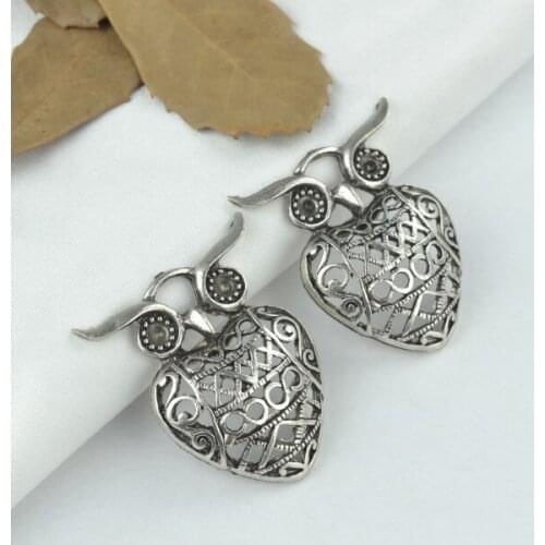 6Pcs Zinc Alloy owl Charm vintage Tibetan Silver Pendant Jewelry Products Charms Diy Pendants For Necklace Bracelets D151