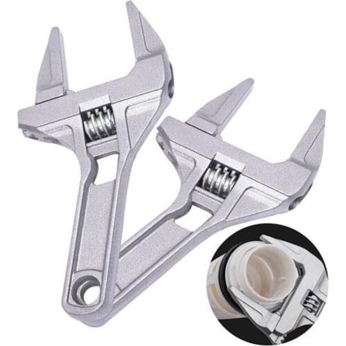 Opening Adjustable Torque Spanner Universal Anti-slip Snap Grip Wrench Short Handle Air Conditioning Water Pipe Repair Wrench