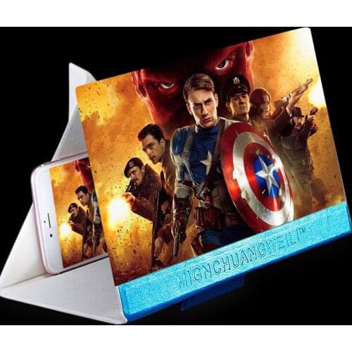 3D Screen Amplifier 12-Inch High-Definition Eye Protection Mobile Phone Screen Bracket Folding Mobile Phone Amplifier Expander