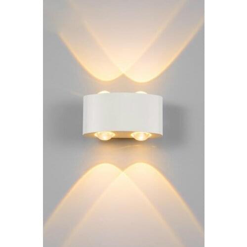 Nordic Aluminum Housing Ip60 Waterproof Wall Lamp Outdoor Wall Sconce Light Fixture Bedroom Lamp Living Room Indoor Lighting