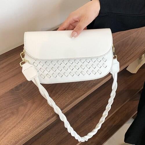 Women Leather Handbags Hollow Out Simple Leather Shoulder Bag Female Crossbody Bags Ladies Square Messenger Bag Designer Sac New