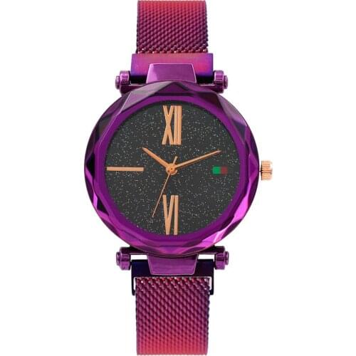 Women Fashion Quartz Watch Lady Casual Simple Starry Sky Magnetic Wristwatch Femal Gift for Girl Wife Saat Relogio Feminino 2019