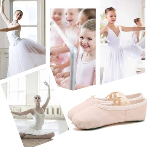 Girl Ladies Party Dance Shoes Leather Ballet Shoes Closed Moderin Dancing Ballroom Performance Heels