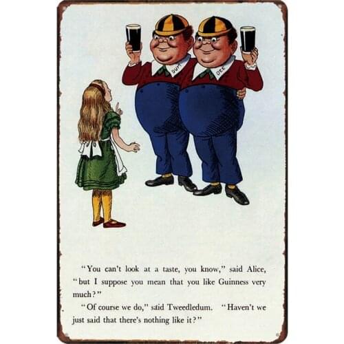 Guinness Drink Tin Sign Metal Poster For Wall Bar Art Kitchen Retro Home Decor Cuadros 30X20CM SA-3063