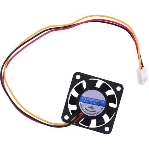 1Pc 4010 40MM 40*40*10 Cooling Fan 12V 0.8W 0.06A 3Pin Cooler Heatsink Mini Fan