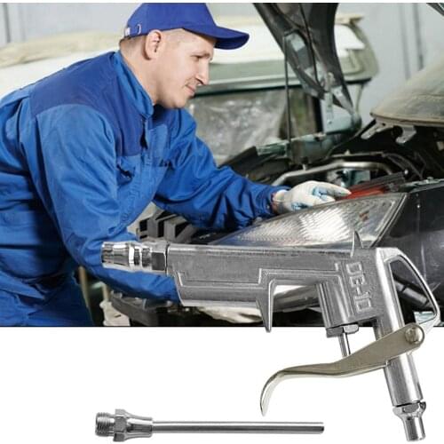 1Pcs Air Compressor Dust Duster Trigger Handle 1/4" Compressed Alloy Nozzle Blow Gun DG-10