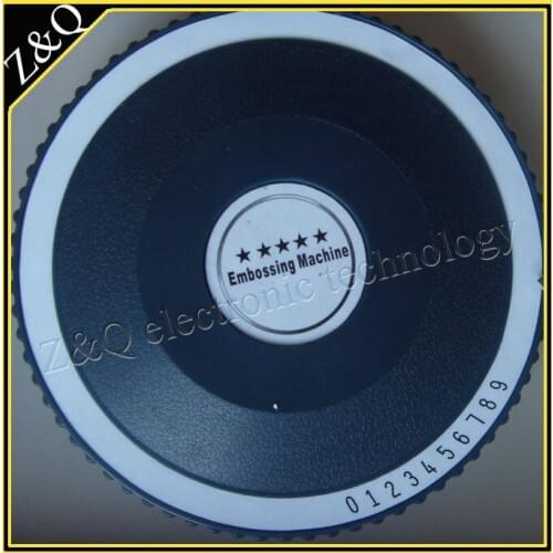 Manual PVC card embosser machine 10 codes with concave function 0~9 codes