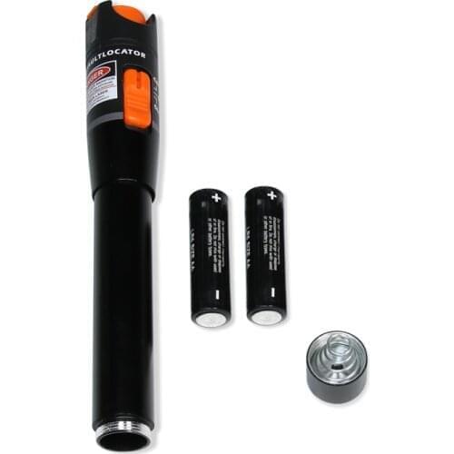 10PCS 10mW VFL Optical Fiber Cable Tester, Fiber Optic Visual Fault Finder Locator 10Km metal laser tester Red pen