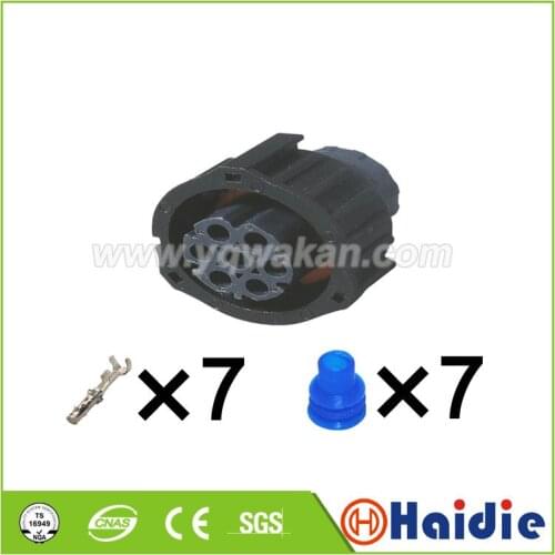 2sets Tyco/Amp 7pin round Pressure sensor plug car oil exploration railway connector 968421-1