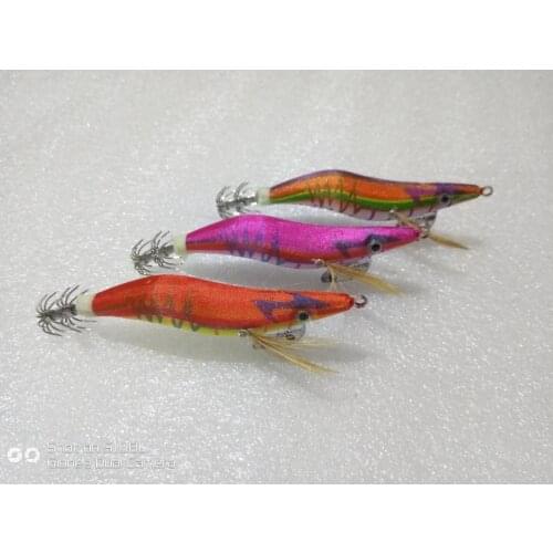 20pcs squid jigs size 2.5#10cm 12g,squid hook, fishing lure ,squid lures,Octopus Cuttlefish Shrimp Baits ,luminous lures