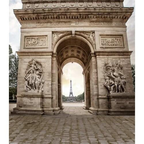 200*300cm(6.5*10ft) Vintage wedding background building Photo studio backdrop High fashion quality for Photos