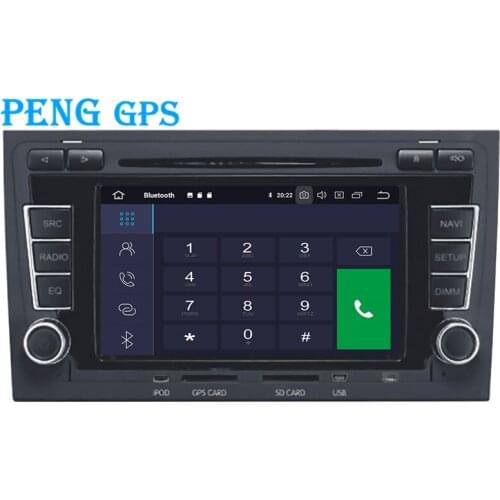 Android 9.0 Car CD Player GPS Navigation For Audi A4 S4 RS4 2003-2012 Headunit Multimedia Player Double Din Radio Tape Recorder