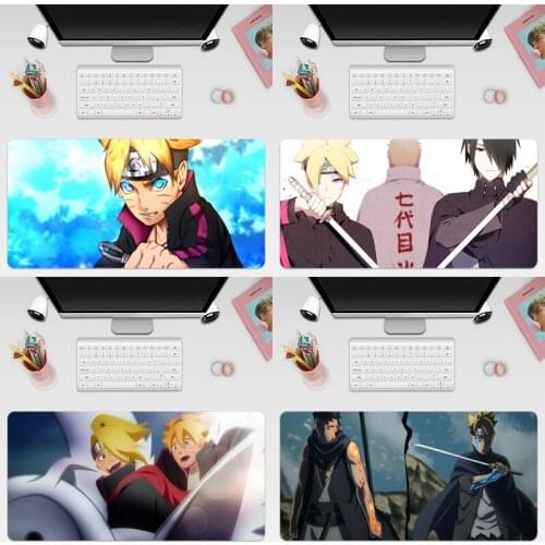 Deidara Boruto Anime Large Keyboard Cover Non-Slip Rubber Base Computer Carpet Desk Mat PC Game Mouse Pad