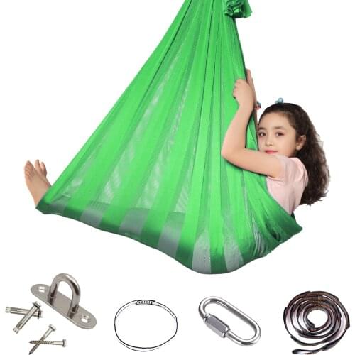 1.6m Kids Indoor Swing Hammock for Cuddle Up To Sensory Child Therapy Cuddle Hammock Ideal for Autism, ADHD, Aspergers