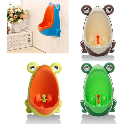 Frog Plastic Baby Boys Children Pee Potty Toilet Training Kids Urinal Bathroom