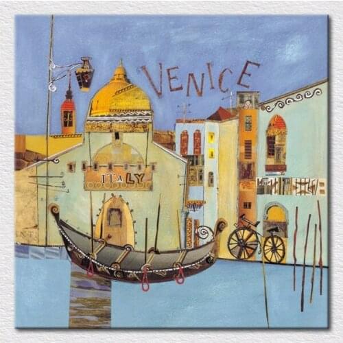 Home decorative art picture design Italy Venice picture printed on canvas fine home decor art