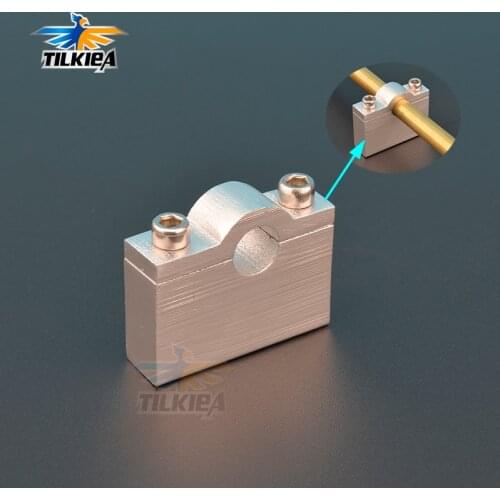 Rc Boat 4.76mm/4mm Flex Cable Holder Mountings Fixing Holder for OD 6/7mm Brass tube Flexible shaft Mount Catamaran Spare Parts
