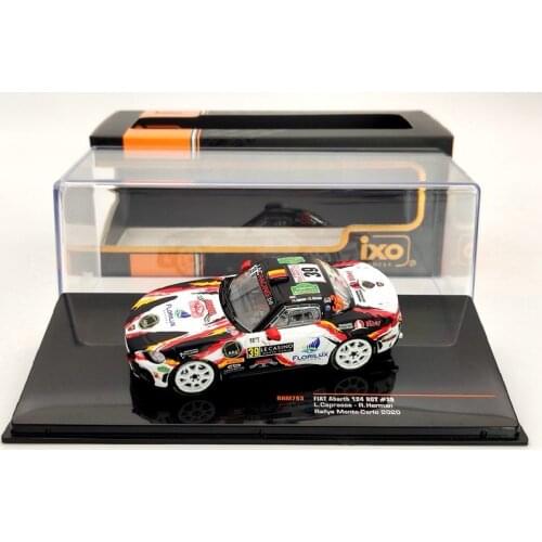 IXO 1/43 For FIAT Abarth 124 RGT #39 Rallye Monte Carlo 2020 RAM753 Diecast Models Toys Car Collection