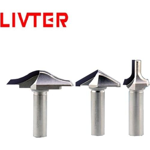 LIVTER free shipping woodworking milling cutter / door frame trimming shaper cutter / cnc diamond router bits for wood 3pcs