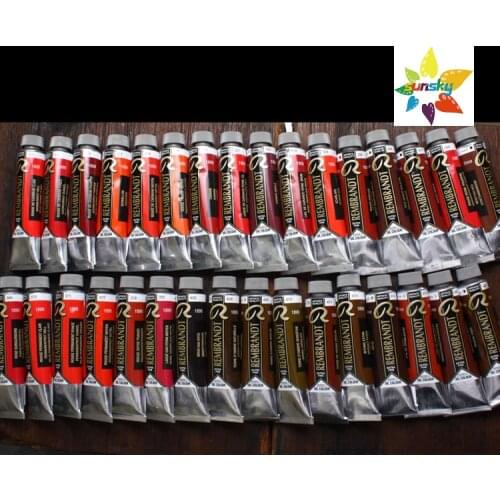 Original Talens REMBRANDT series Artists' Oil color fine and smooth Tubular 40 ml single 120 colors Self selected Art supplies