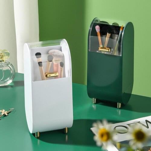 Widely Use PET Makeup Brush Organizer Eyebrow Pen Lipstick Storage Box for Daily Life