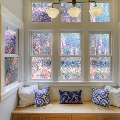 3D Scale Door Film Classic Pure Frosted Kitchen Sliding Door Sticker Window Door Privacy Film Room Bathroom Sticker