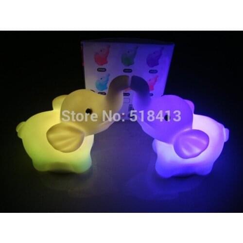 Gags & Practical Jokes Discus The Elephant Flash The Elephant A Night Light Automatic Color Light-emitting Toys Children 2021