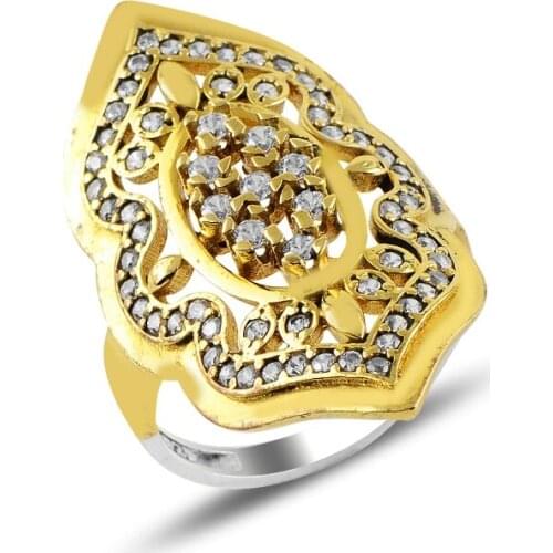 Silver 925 Sterling Zircon Cubic Zirconia Authentic Ring