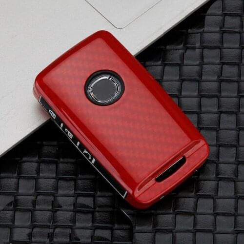 Zinc Alloy Carbon fiber Silicone Car Key Case Cover Holder Shell For Mazda 3 Alexa CX4 CX5 CX8 2019 2020 keychain Accessories