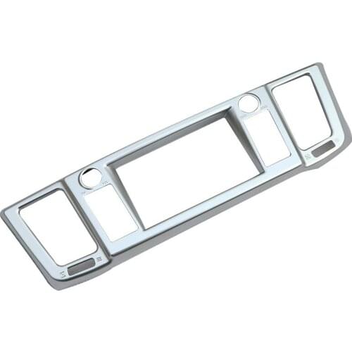 1PCS For Toyota RAV4 RAV 4 2014- 2019 ABS Matte Chrome Air Conditioner Middle Central Outlet Vent Accessories Moulding Trim