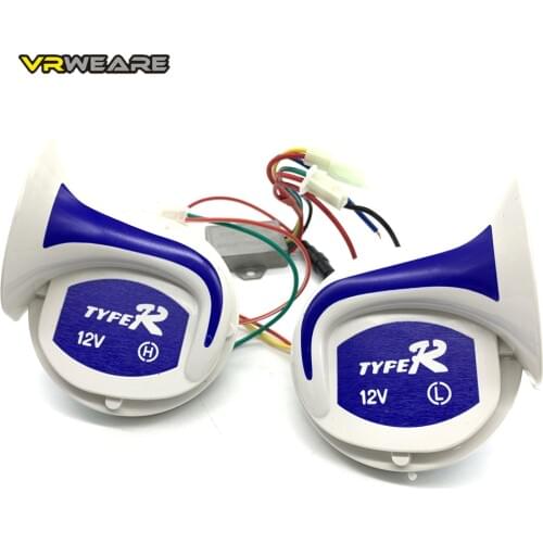 12V 115 DB Magic Horn Auto Speaker 18 Voice Digital Electric Siren Loud Air Snail Horn 18 Sounds Home Security Alarm System