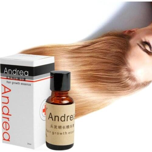 6pcs/lot Andrea Hair Growth Serum Oil Herbal Keratin Fast Hair Growth Alopecia Loss Liquid Ginger Sunburst
