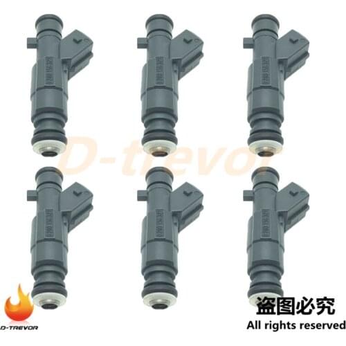 6Pcs OEM 0280156321 Fuel Injector nozzle For CITROEN C2 C3 C4 XSARA BERLINGO Peugeot 206