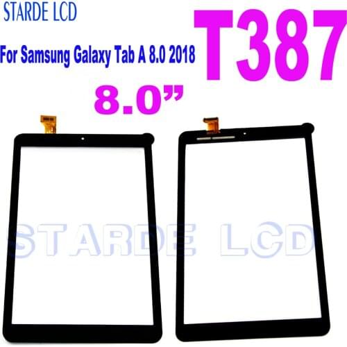 8.0” Touch Screen For Samsung Galaxy Tab A 8.0 2018 T387 SM-T387V T387A T387T Touch Screen Digitizer Glass Panel Replacement